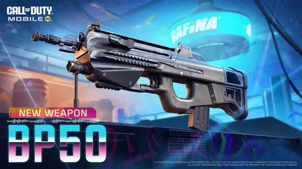 Neue Waffe – BP50 
