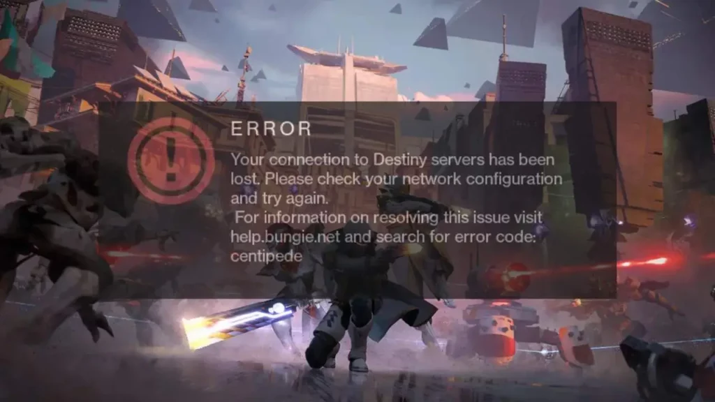 Destiny 2 Fehlercode Centipede – Gründe und Behebung