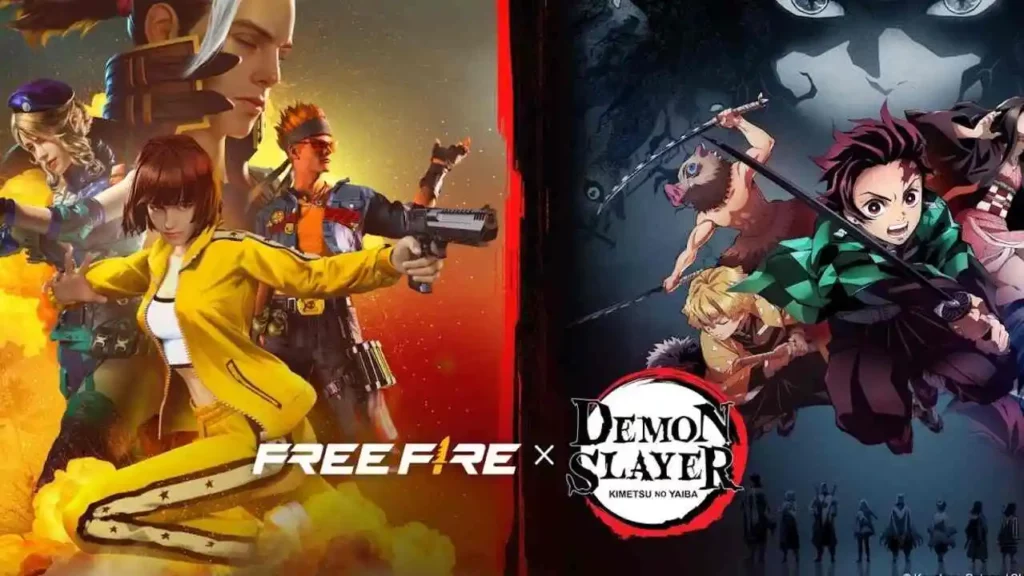 Free Fire x Demon Slayer ist 2024 zurück