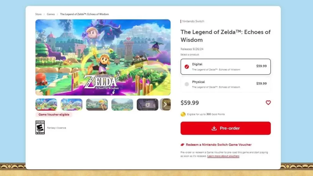 Bestellen Sie das nächste Zelda-Spiel im My Nintendo Store vor