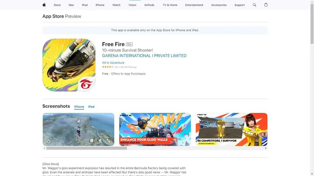 Herunterladen und Installieren der Free Fire OB46-Version