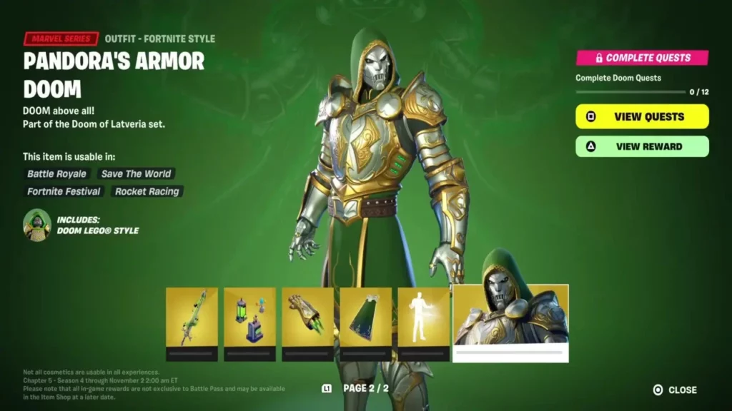 Wie schaltet man den Doctor Doom-Skin in Fortnite Kapitel 5, Saison 4 frei?