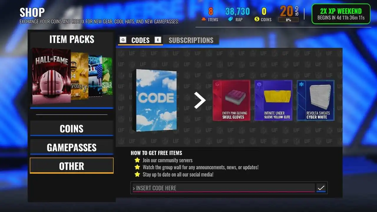 So lösen Sie Codes in NFL Universe Football ein