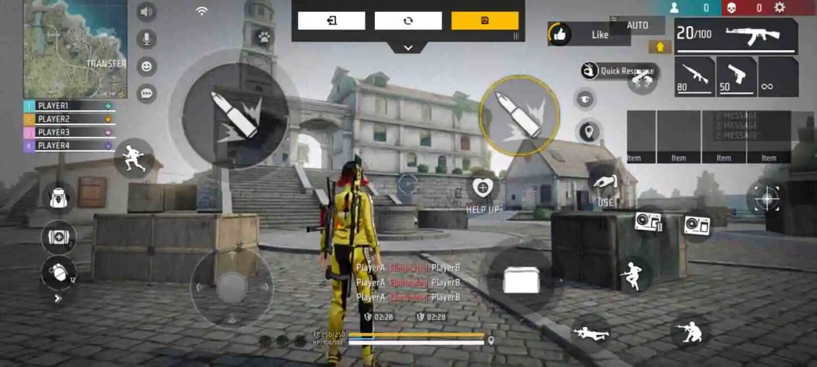 Wie kann man die Zielgenauigkeit in Garena Free Fire MAX verbessern? - HUD anpassen