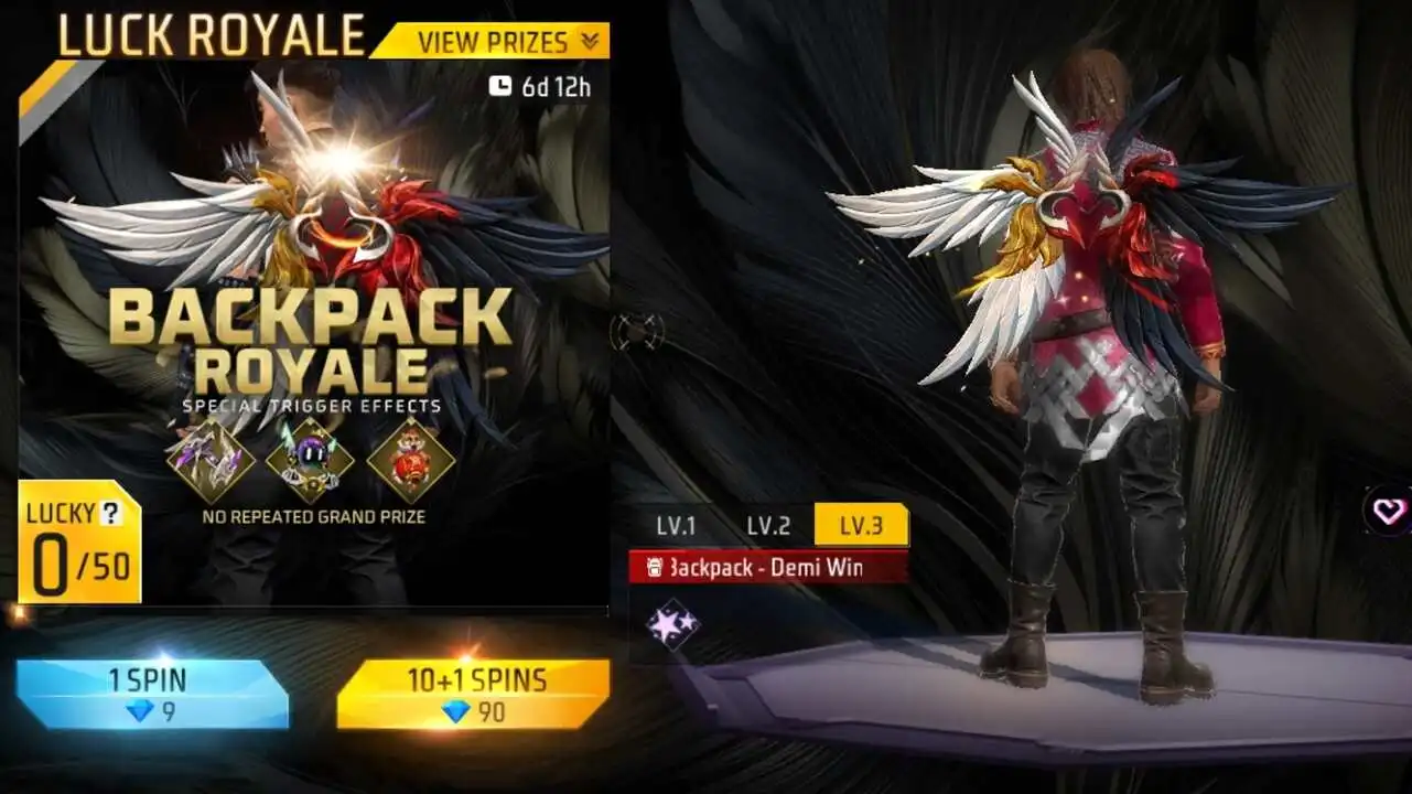 Garena Free Fire MAX Rucksack-Royale-Event 