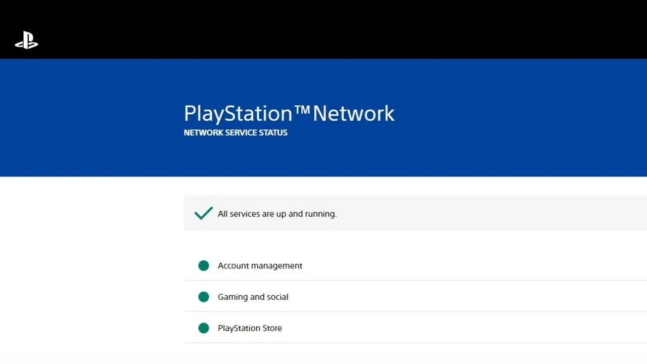 Überprüfen des PSN-Serverstatus