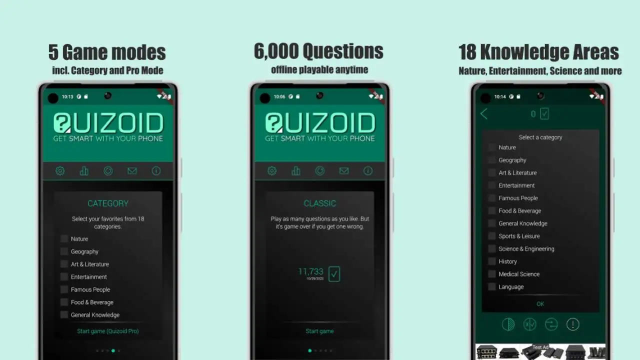 Quizoid: Offline-Quiz