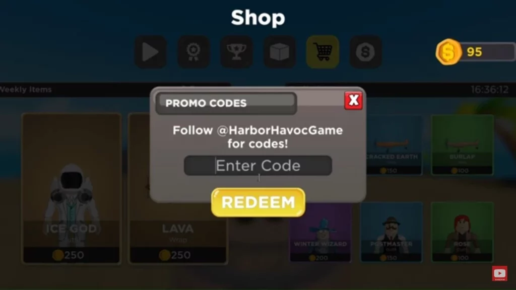 Verfahren zum Einlösen der Harbor Havoc Codes 