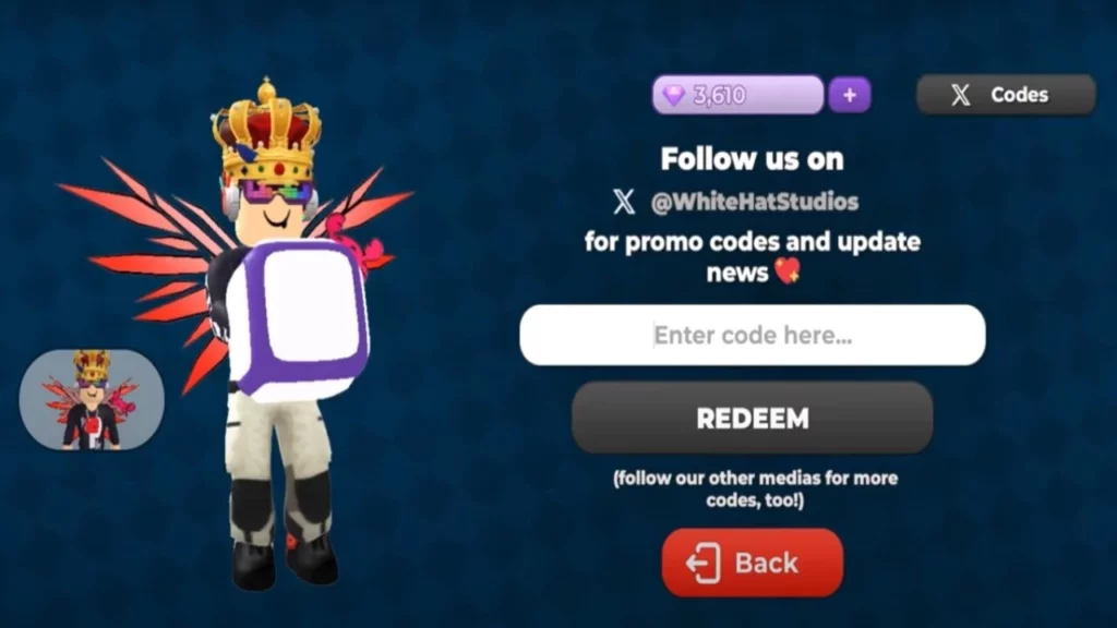 Prozess zum Einlösen der Roblox-Partycodes 