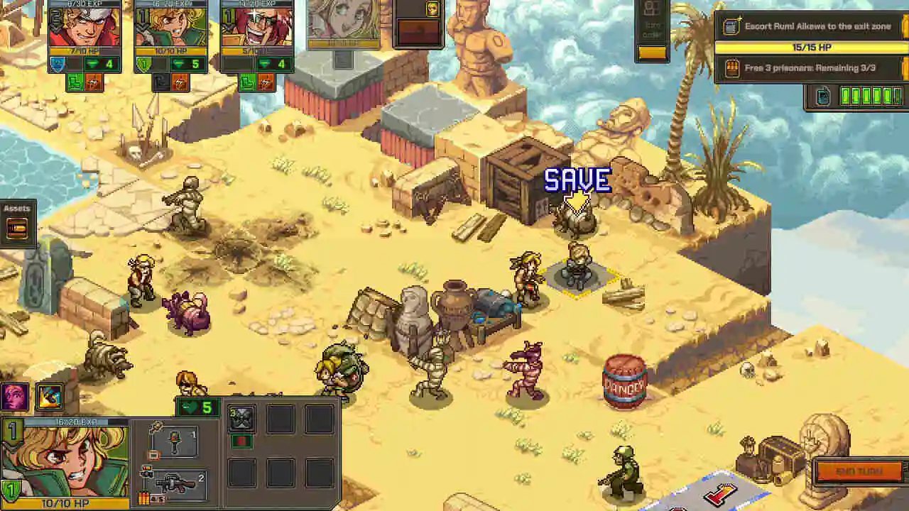 Metal Slug Tactics bietet den Reiz eines Arcade-Spiels mit Pixel-Art-Grafiken