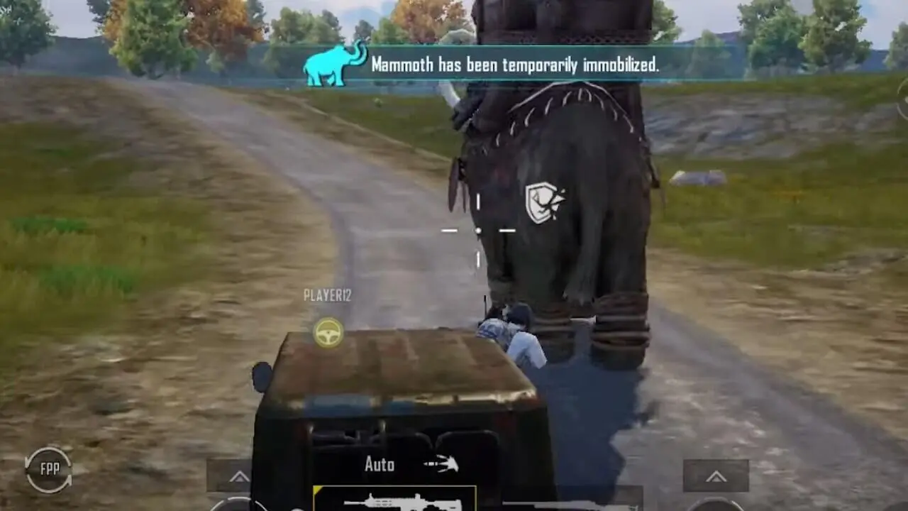 Gegen Mammut in PUBG Mobile 3.5 vorgehen