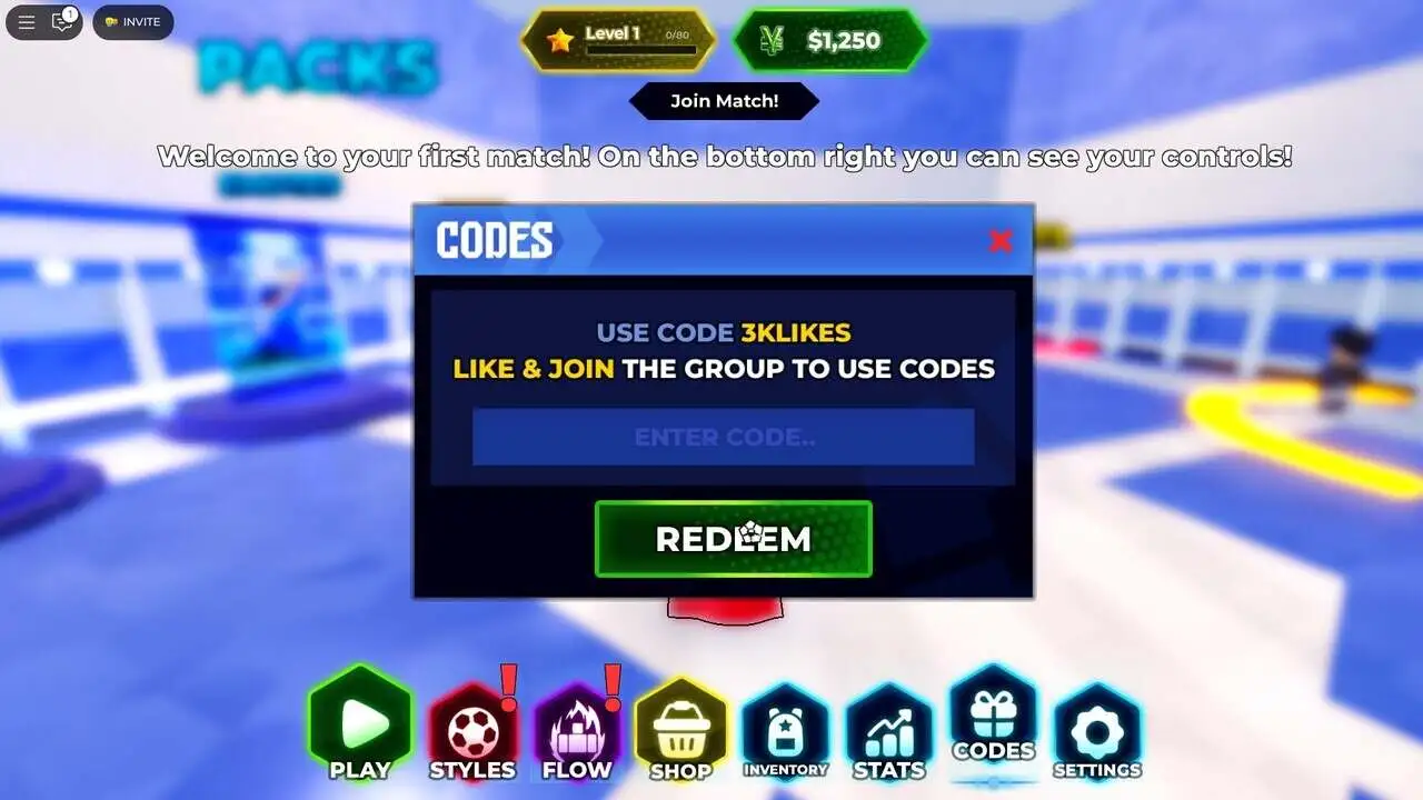 Einlösen von Blue Lock Rivals-Codes