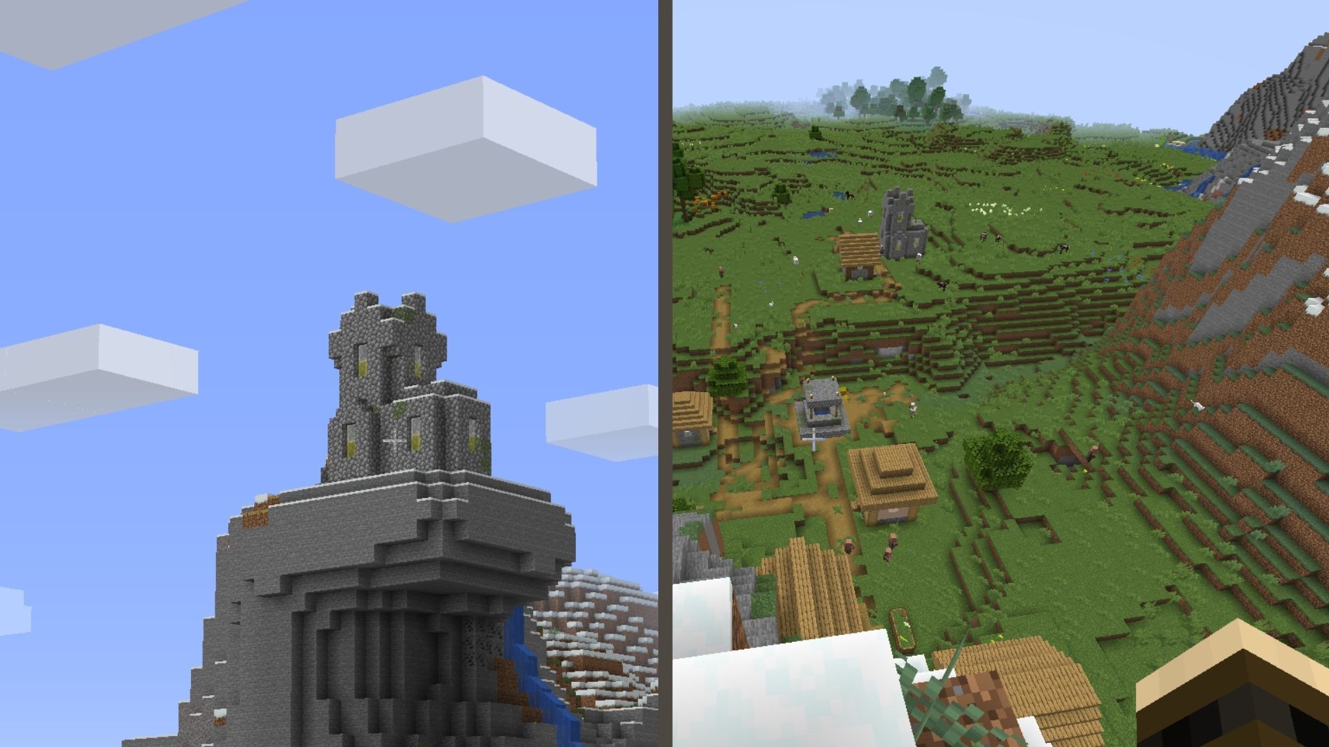 Minecraft versteckter Dorftempel 