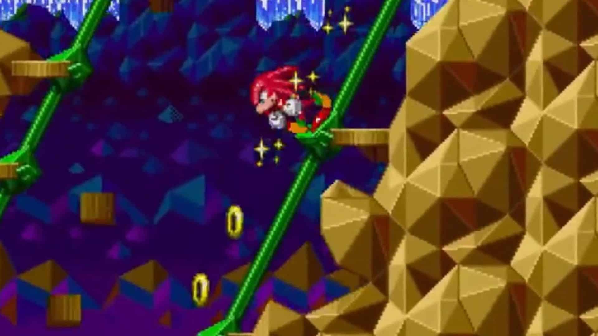 Knuckled Rails in Sonic 3 und Knuckles runterfahren